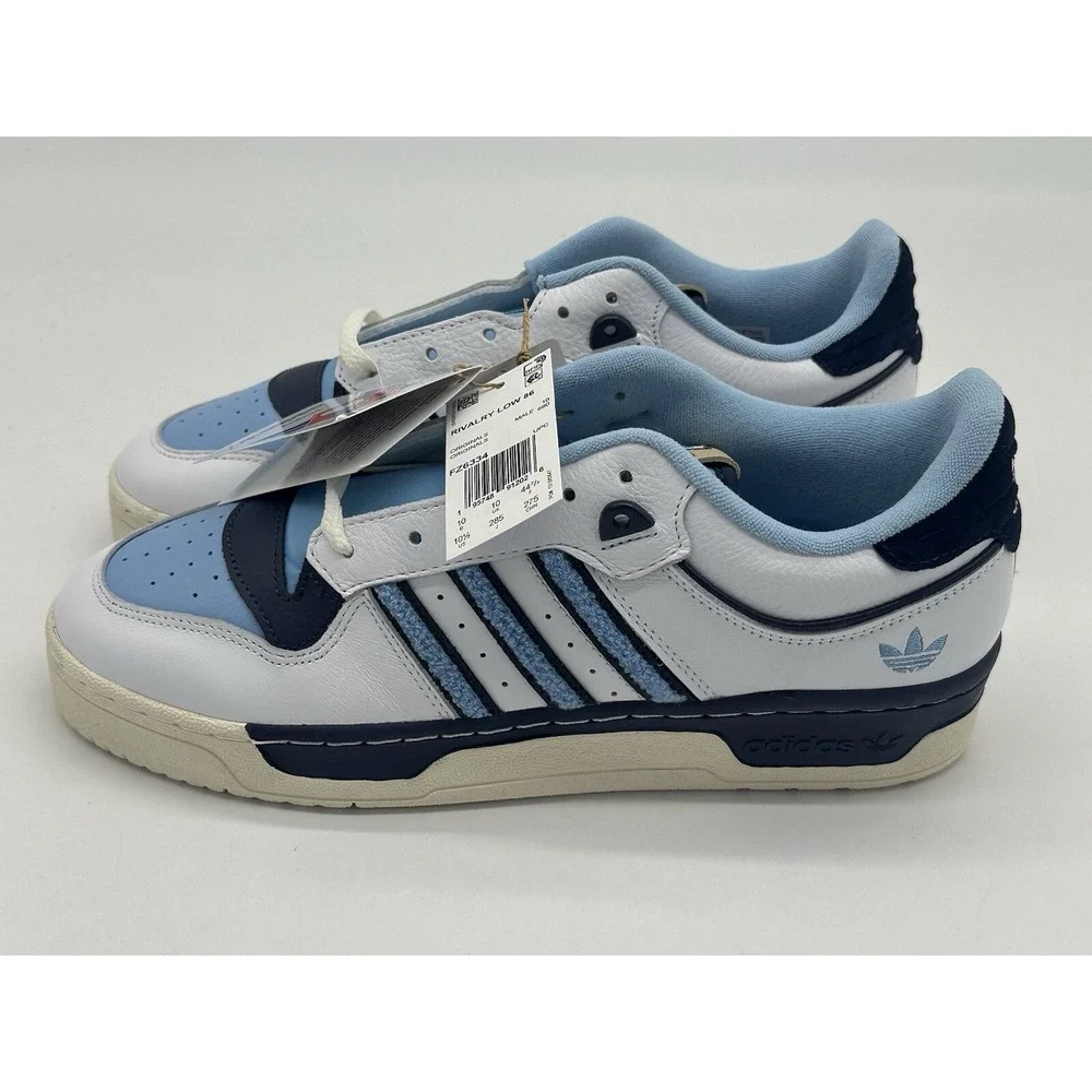 Size 10.5 - adidas Rivalry Low 86 UNC Tar Heels Men's Shoes FZ6334
